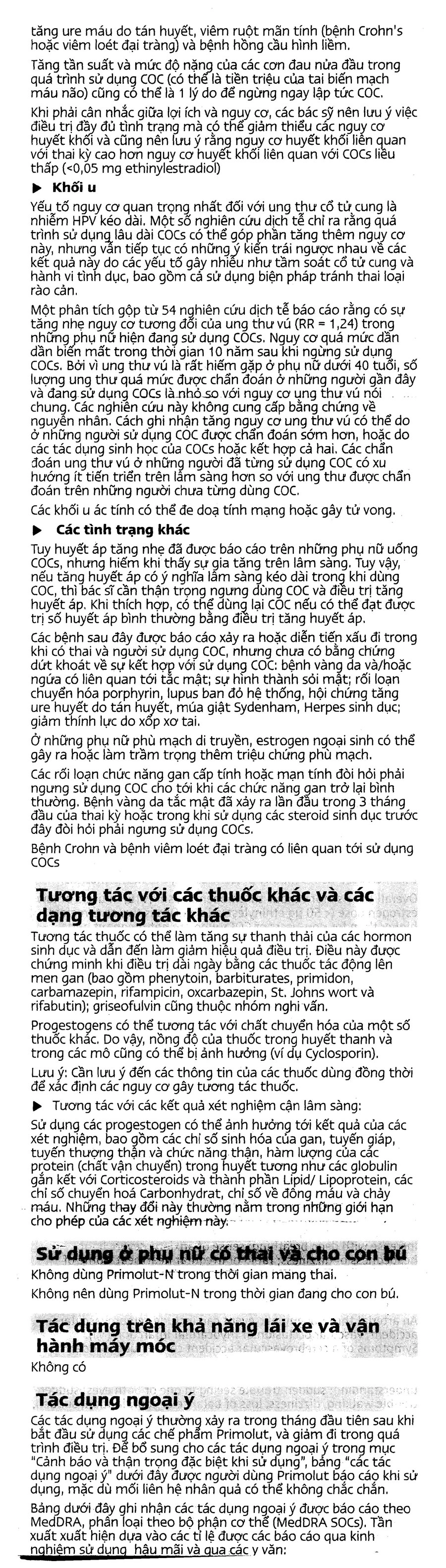 Primolut N 5mg trị xuất huyết do rối loạn chức năng, vô kinh (2 vỉ x 15 viên) - 9